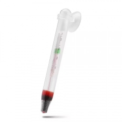 AQU-0T1 Aquarium Thermometer High Precision Aquarium Diving Glass Water Temperature Meter Aquarium Suction Cup Hook Floating Small Fat