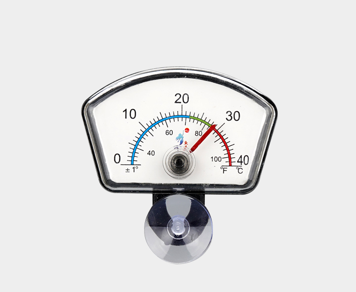 JC-18-T Vertical Aquarium Thermometer Fish Tank Water Temperature Test Fahrenheit Glass Container Accessories