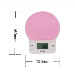 SF-412 3000g/0.01g Mini pink Superior Quality Electronic Scale Digital Kitchen Scale