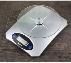 KE-5 5kg/1g Advanced High-quality Hot Selling High-strength Tempered Glass Platform Tempered Glass Digital Kitchen Food Scale 10kg