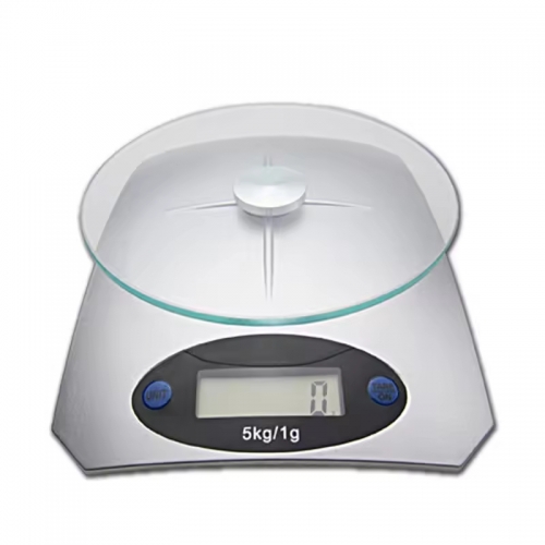 KE-5 5kg/1g Advanced High-quality Hot Selling High-strength Tempered Glass Platform Tempered Glass Digital Kitchen Food Scale 10kg