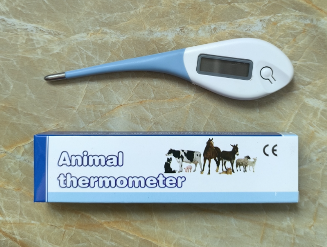 MAT-3V Electronic Veterinary Rectal Thermometer for Pig Cow Sheep Household Pets Measuring Instrument