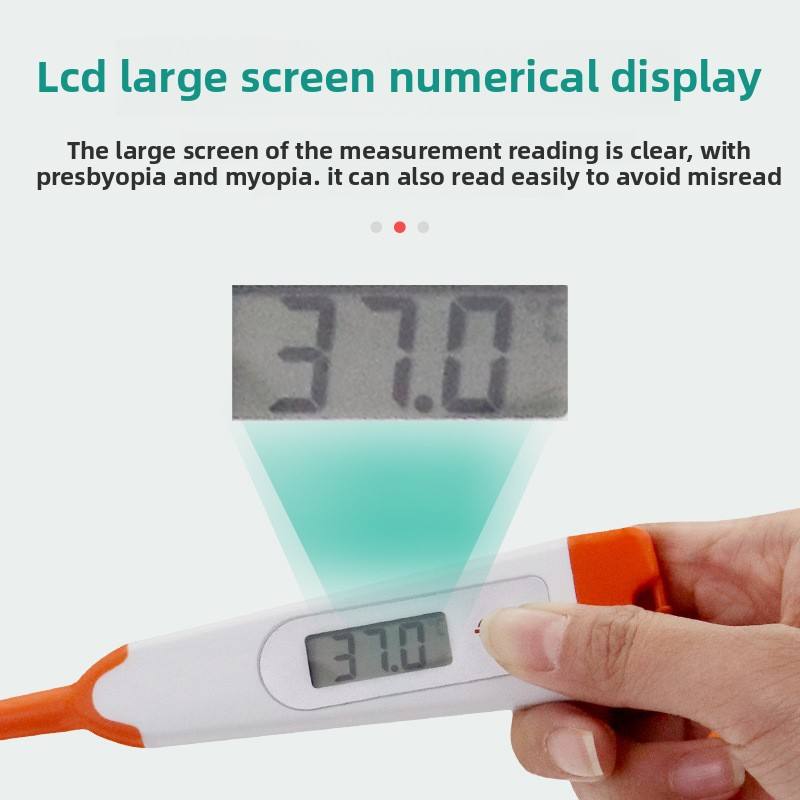 MAT-3C Electronic Veterinary Rectal Thermometer for Pig Cow Sheep Household Pets Measuring Instrument