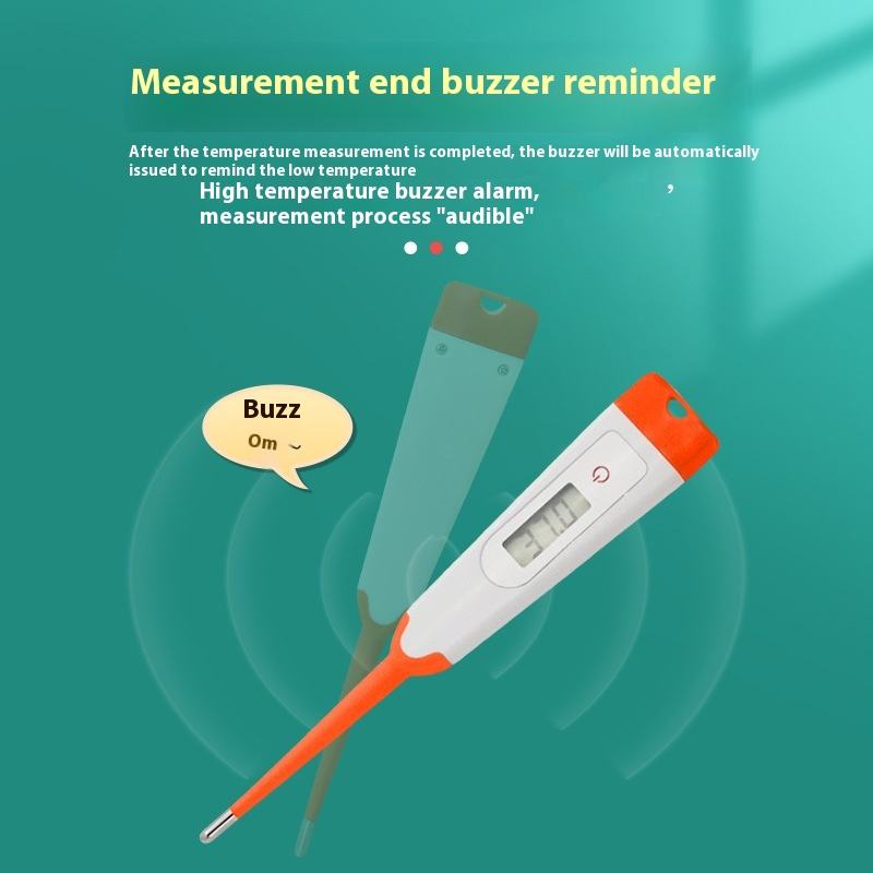 MAT-3C Electronic Veterinary Rectal Thermometer for Pig Cow Sheep Household Pets Measuring Instrument