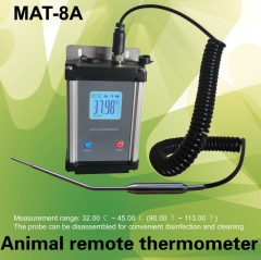 MAT-8A Animal Electronic Thermometer Pet Professional Waterproof Fast Rectal Thermometer for Cattle Digital Thermometer