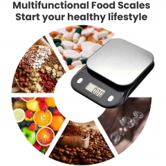YW-C014 Talking Kitchen Scale for Cooking, Baking, Meal Prep and Diet, Precise Weight Grams and Ounces Measurement