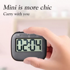 THT1700 Modern Design Digital Kitchen Timer Loud Alarm Big Digits Eco-Friendly LCD Plastic Square Kitchen Timer Cooking Baking