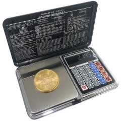 AJY-03 6in1 Multi-function Precision Jewelry Pocket Scale Counting Calculator Clock