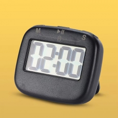 THT1700 Modern Design Digital Kitchen Timer Loud Alarm Big Digits Eco-Friendly LCD Plastic Square Kitchen Timer Cooking Baking