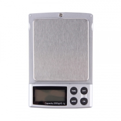 DS06 1000g 0.001g Precision Mini Digital Pocket Jewelry Scale Stainless Steel Electronic with 0.01g Accuracy and LCD Display