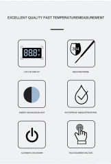 CK2866 Factory Direct Sales Digital Touch Screen LCD Display Thermometer for Kettle Hand Brew Coffee