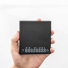 S10 New 2000g 0.1g Mini Coffee Scale Pocket Personal Scale with Timer Electronic Digital Timer Espresso Coffee Scale