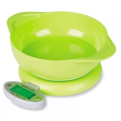 AJY-303 Classic Design Digital Kitchen Scale, Digital LCD Display, Multifunctional with Detachable Bowl, Kitchen Baking Scale