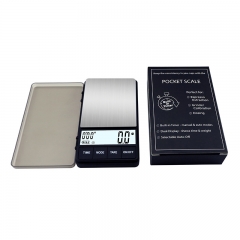 AJY-AJY 1000g/0.1g Mini coffee scale pocket small scale Italian bean powder outdoor portable with mini weighing timer kitchen scale