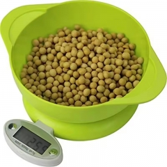 AJY-303 Classic Design Digital Kitchen Scale, Digital LCD Display, Multifunctional with Detachable Bowl, Kitchen Baking Scale