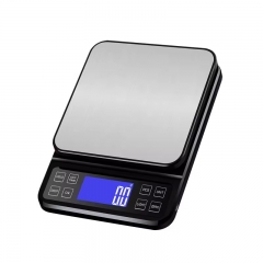 DH-406-3000g 3Kg/0.1g USB Rechargeable Digital Food Scales Multifunctional Electrical Kitchen Scales With LCD Display