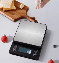 DH-8905-5000g 5kg/0.1g Wholesale Custom Stainless Steel Platform Kitchen Scale Units Conversion Food Scale