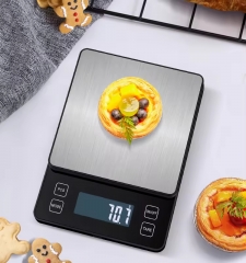 DH-8905-5000g 5kg/0.1g Wholesale Custom Stainless Steel Platform Kitchen Scale Units Conversion Food Scale