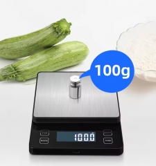 DH-8905-5000g 5kg/0.1g Wholesale Custom Stainless Steel Platform Kitchen Scale Units Conversion Food Scale