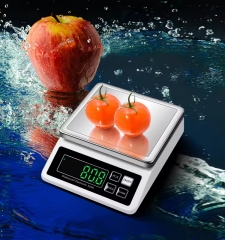 DH-8903 15KG Digital Electronic Rechargeable Weighing Scale Counting Weight Balance with 1 Year Warranty for Label