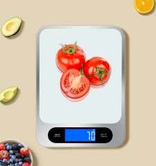 DH-A30-5000g 5kg/1g Tempered glass lcd accracy digital cooking food electronic kitchen weighing scale