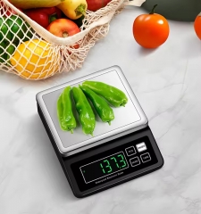 DH-8903 15KG Digital Electronic Rechargeable Weighing Scale Counting Weight Balance with 1 Year Warranty for Label
