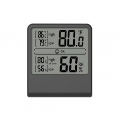 MCR06Y Ultra-Thin Indoor Electronic Temperature Humidity Meter Hygrometer 3A Large Screen Digital Display Magnetic Stand Magnetic Stand
