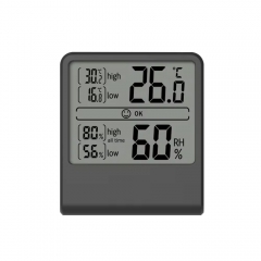 MCR06Y Ultra-Thin Indoor Electronic Temperature Humidity Meter Hygrometer 3A Large Screen Digital Display Magnetic Stand Magnetic Stand