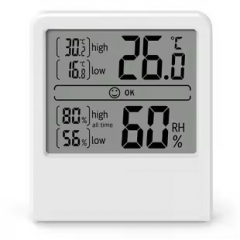 MCR06Y Ultra-Thin Indoor Electronic Temperature Humidity Meter Hygrometer 3A Large Screen Digital Display Magnetic Stand Magnetic Stand
