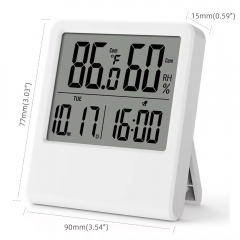MC06B LCD Digital Thermometer Hygrometer Temperature Indoor Convenient Temperature Humidity Meter Gauge Instruments