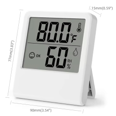MC06A Digital Hygrometer Indoor Thermometer Humidity Meter with Temperature and Humidity Monitor Room Thermometer