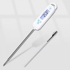 PT305 Kitchen BBQ Grill Multifunction Probe Thermometer Large Screen Folding Electronic Water Thermometer Digital Display Plastic