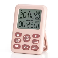 JS03 Timer Smart Magnetic Digital Kitchen Timer Digital Table Desk Clock Kids Study Pomodoro Desk Timer