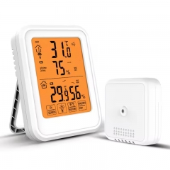 MC46 Indoor Outdoor Temperature Hygrometer Waterproof Magnetic Temperature Hygrometer Backlight Digital Temperature Hygrometer
