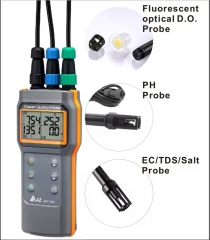 AZ86032 Multiparameter Water Quality Meter Waterproof Device with ODO pH COND. SALT/TDS Temp. Reading Custom ODM Supported