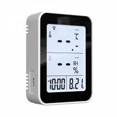 MC81 Hygrometer Thermometer , Tuya WiFi Indoor Room Temperature Monitor Thermometer with Remote App Control, Notification Alerts,LCD