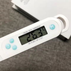 PT305 Kitchen BBQ Grill Multifunction Probe Thermometer Large Screen Folding Electronic Water Thermometer Digital Display Plastic