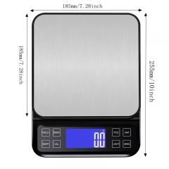 DH-307 New Baking Scale LCD Screen Electronic Gram Scale Kitchen Scale Hot Sell for Amazon