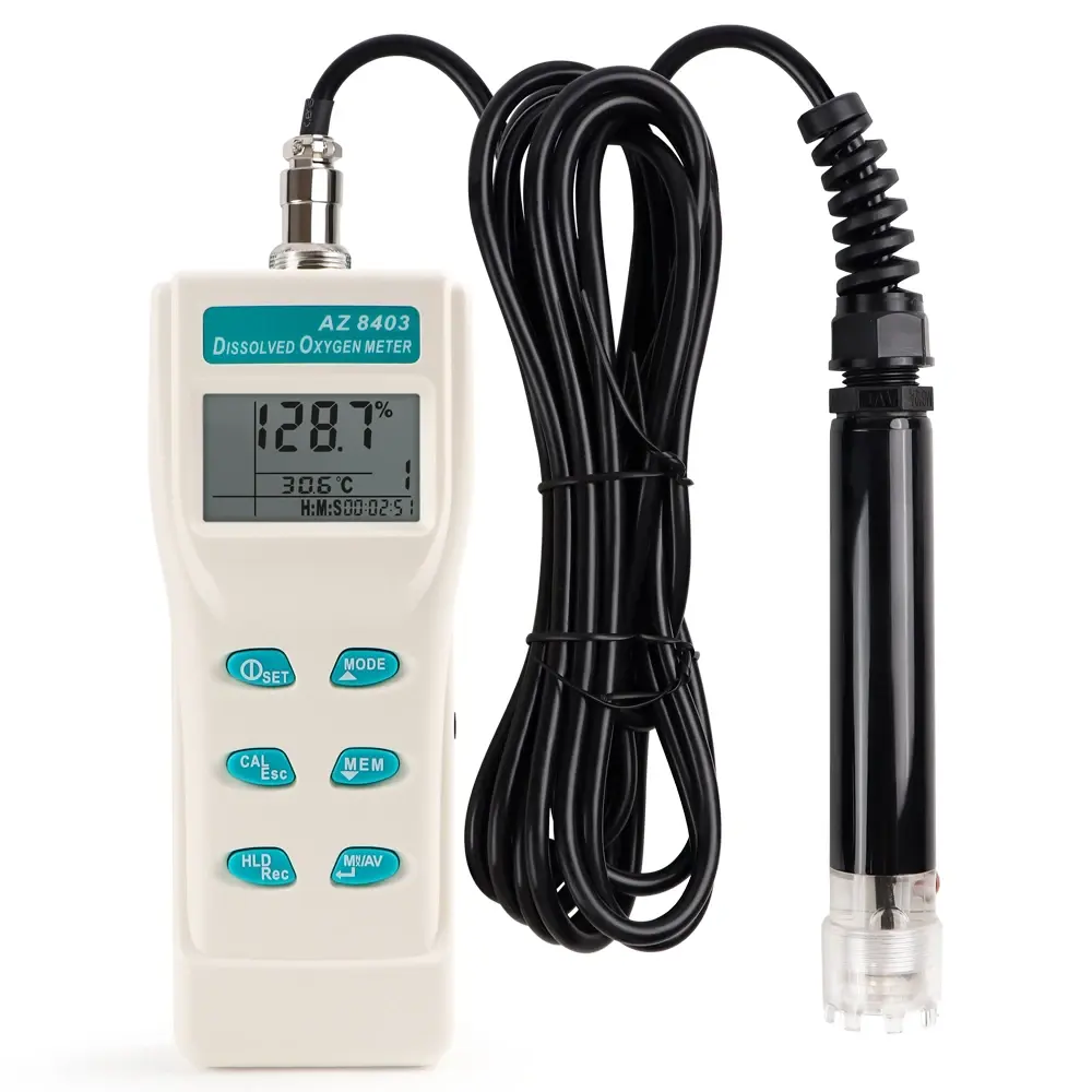 AZ8403 Dissolved Oxygen Device Dissolved Oxygen Meter DO Meter with Memory Measuring Range 0~199.9 (in %)