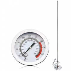 B4AK0106K05 20cm 30cm 40cm long Dial Kitchen Oven Frying Thermometer Fast Delivery Thermometer for BBQ and Household Temperature Measurement