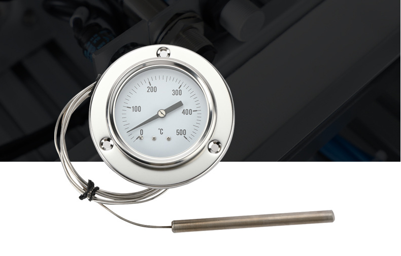 J-17 J-18 0-600° Temperature Stainless Steel Pyrometer Thermometer Sensor for Ovens Pizza Grills Wood Stoves