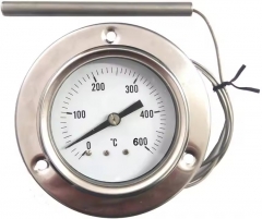 J-17 J-18 0-600° Temperature Stainless Steel Pyrometer Thermometer Sensor for Ovens Pizza Grills Wood Stoves