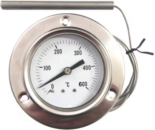 J-17 J-18 0-600° Temperature Stainless Steel Pyrometer Thermometer Sensor for Ovens Pizza Grills Wood Stoves