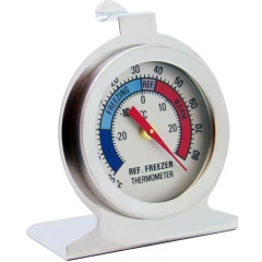 Z1AN0387K08 Hot Selling Dial Stainless Steel with Hook and Panel Base Wholesale Freezer Thermometer