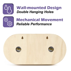 X63 Sauna Thermometer Hygrometer New Zealand Pine Wood with Sand Timer Household Thermometer