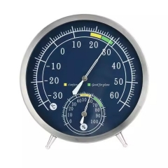 X52CK0365 Premium Stainless Steel Dial Thermometer Hygrometer Fast Delivery Indoor Room Hygrometer for Kitchen Use