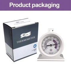 Z1AK2806 Dial Refrigerator Thermometer Kitchen Freezer Use Metal Material Food Temperature Meter Household Meat Cooking