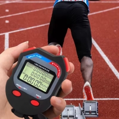 PC100D EMAF Professional 100 Laps Memories Digital Sport Stopwatch Count Down Timer Waterproof Boxing Gym coach 0.001s Timer Stopwatch