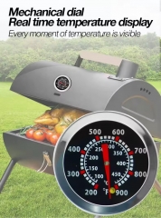 H42AK2954K02 BBQ Grill Thermometer Stainless Steel Waterproof Mechanical Temperature Gauge