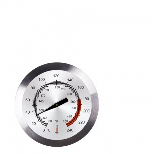 T8071 Durable Metal Bimetal Dial Thermometer Probe High-Temperature Household Thermometer Probe